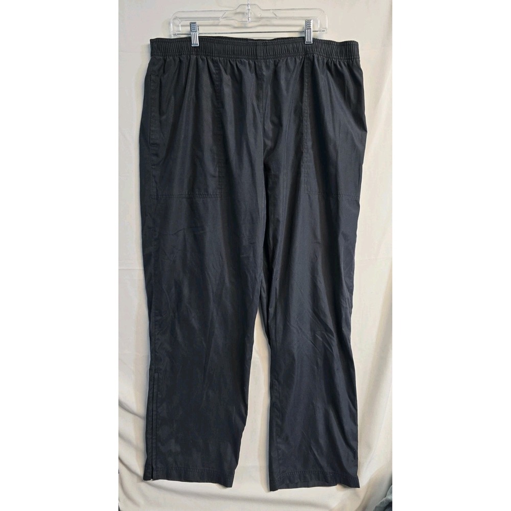 Izod Y2K Men's  Hiking  Outdoor Pants  Black  Pull On XL